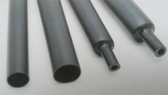 Anti UV Medium Wall Adhesive Lining Heat Shrinkable Tubing Cross Linked Polyolefin เครื่องป้องกันสายไฟฟ้า