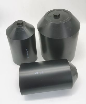RoHS สีดํา กันความร้อนหดสายหมวก 10mm ถึง 160mm