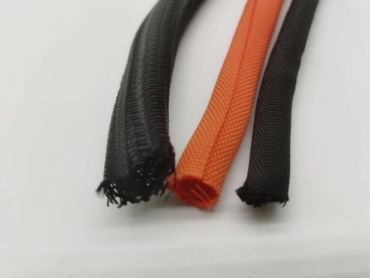 ออกแบบปิดตัวเอง PET สายเคเบิลผสมผสาน Sleeving retardant เพลิงสําหรับการจัดการสายเคเบิล