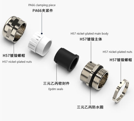 M8X1(2-4) เครื่องเชื่อมต่อกันน้ํา IP68